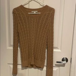 Banana republic gold sweater